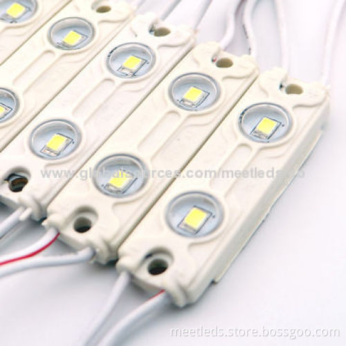 Pure White 2 x 2835 SMD LED Injection Modules with 3-year Warranty, 12V DC Operating Voltage